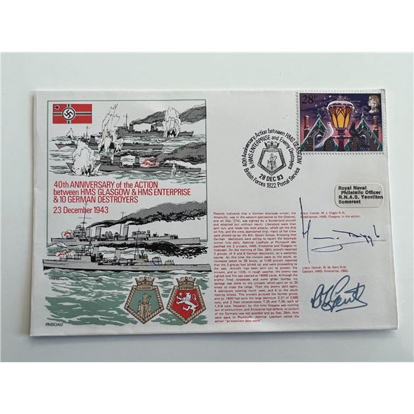 WWII signed commemorative cover