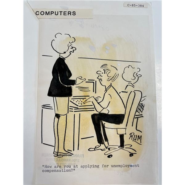 Frank Brummer Original Cartoon