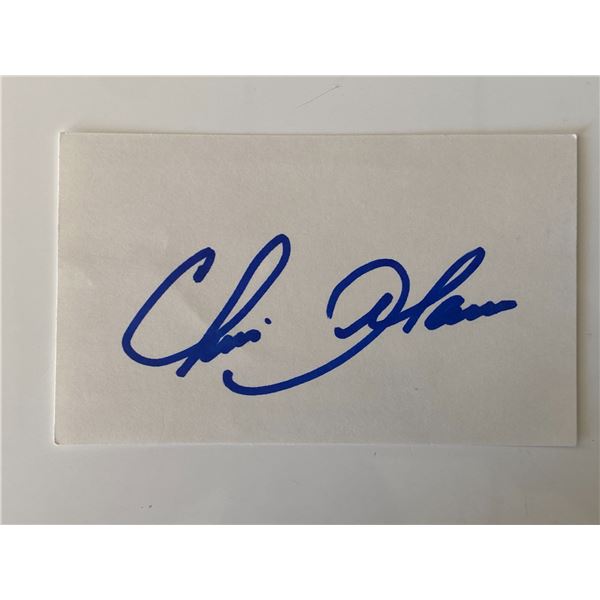Pro golfer Chris DiMarco original signature
