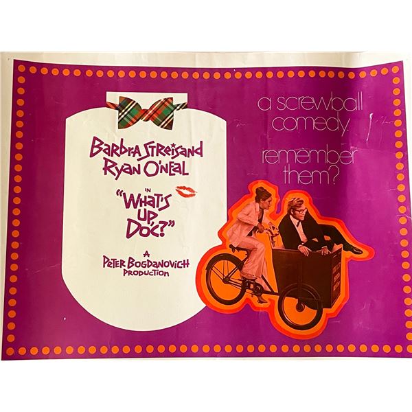 What's Up, Doc? 1974 vintage movie poster