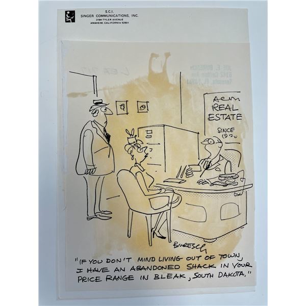 Joe Buresch Original Cartoon