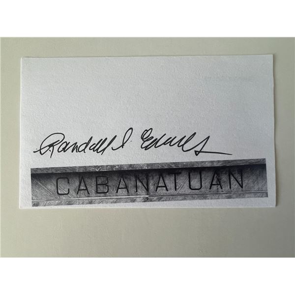 WWII Randall S. Edwards original signature