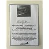 Image 1 : Pearl Harbor survivor Earl T. Williams original signature