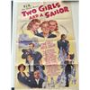 Image 1 : Two Girls and A Sailor 1944 vintage movie poster