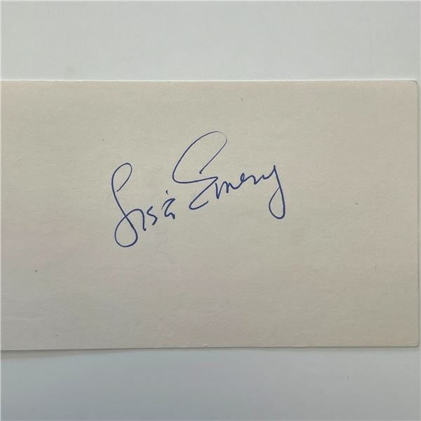 Lisa Emery original signature