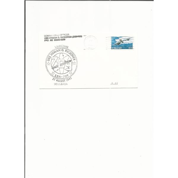 U.S.S. Hyman G. Rickover SSN 709 - First Day Cover - 1983