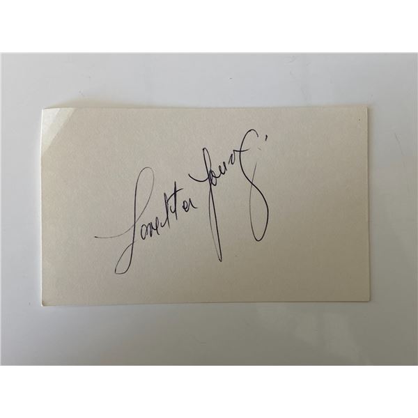 The Stranger Loretta Young original signature