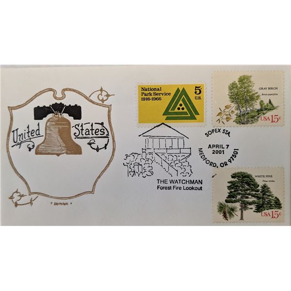 The Watchman Forest Fire Lookout First Day Cover