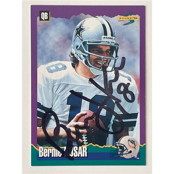 Miami Dolphins Bernie Kosar 1994 Pinnacle #245 signed trading card