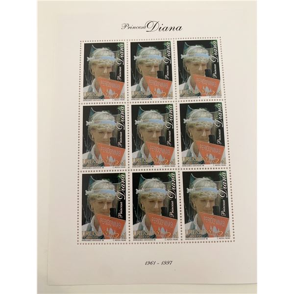 Princess Diana commemorative stamp set