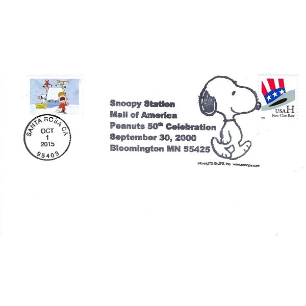 Snoopy Station - Peanuts 50th Celebration FDC