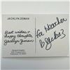 Image 1 : Jacklyn Zeman signed postcard