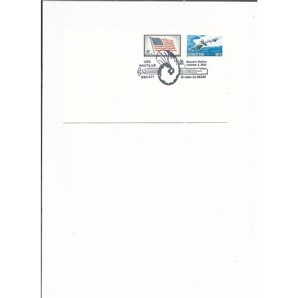 U.S.S. Nautilus - First Day Cover - Groton, CT - 2002
