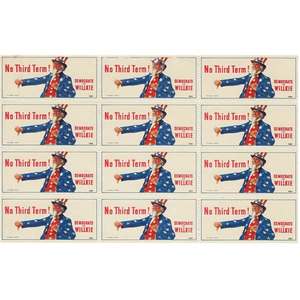 Wendell Willkie Poster Stamps