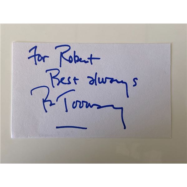 Football player Pat Toomay original signature