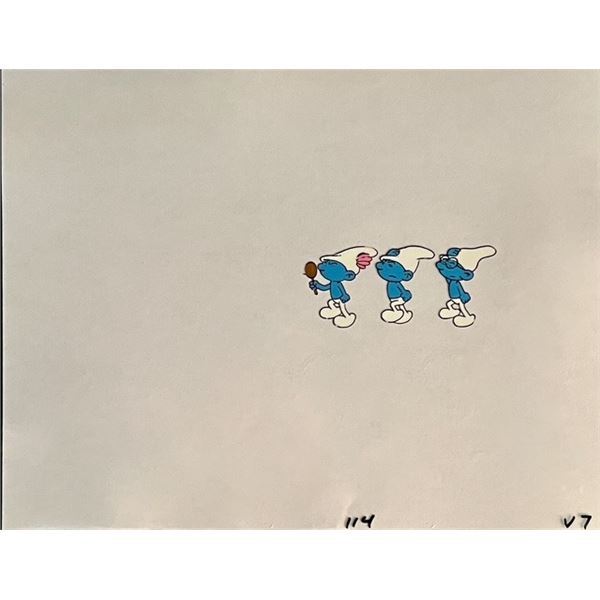 Smurfs original Sericel