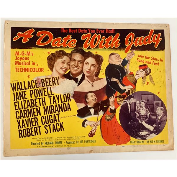 A Date with Judy vintage movie poster