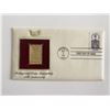 Image 1 : Savings and Loans Associations 150th Anniversary Gold Stamp Replica First Day Cover