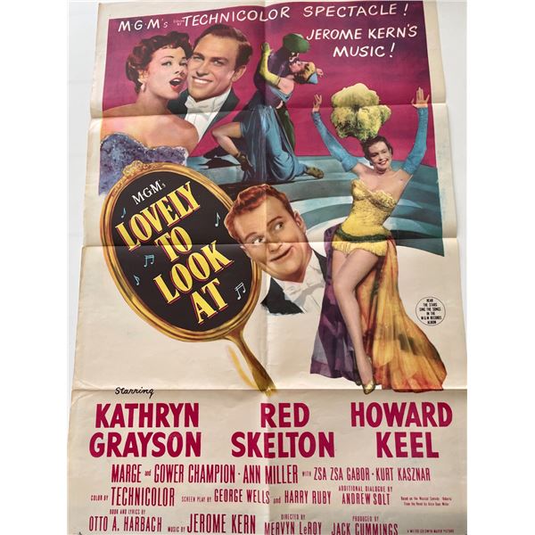 Lovely to Look At 1952 vintage movie poster