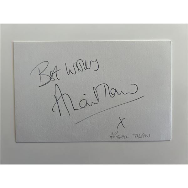 Abigail Thaw original signature