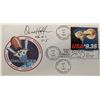 Image 1 : Jeffrey Hoffman Signed NASA 25th Anniversary Challenger First Day Cover