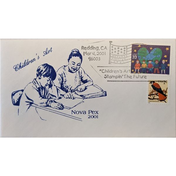 NOVA PEX 2001 Children's Art First Day Cover
