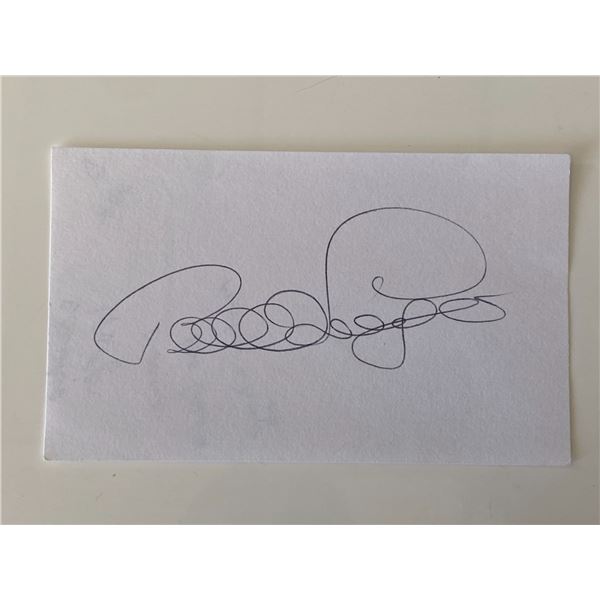 Pro golfer Bernhard Langer original signature