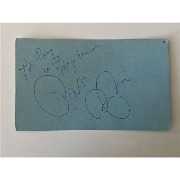 Pat Suzuki original signature