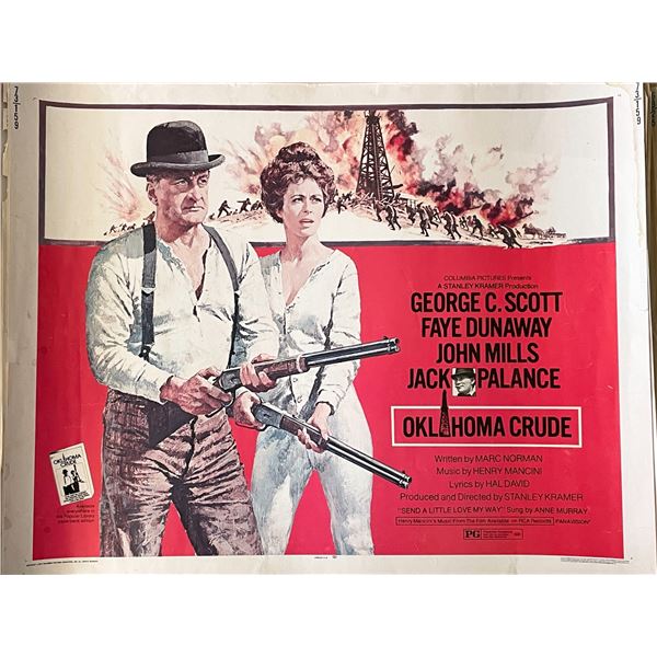 Oklahoma Crude 1973 vintage movie poster