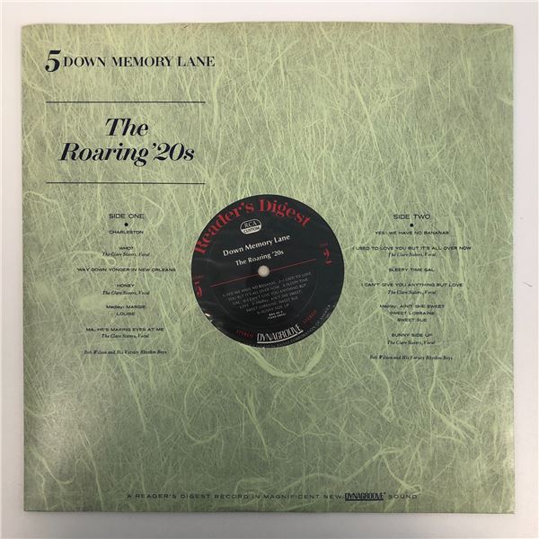 Down Memory Lane The Roaring 20s Album