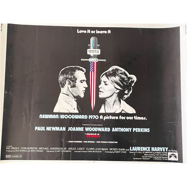 WUSA 1970 vintage movie poster
