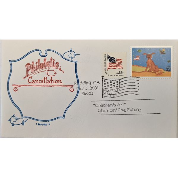 Philatelic Cancellation Children's Art First Day Cover