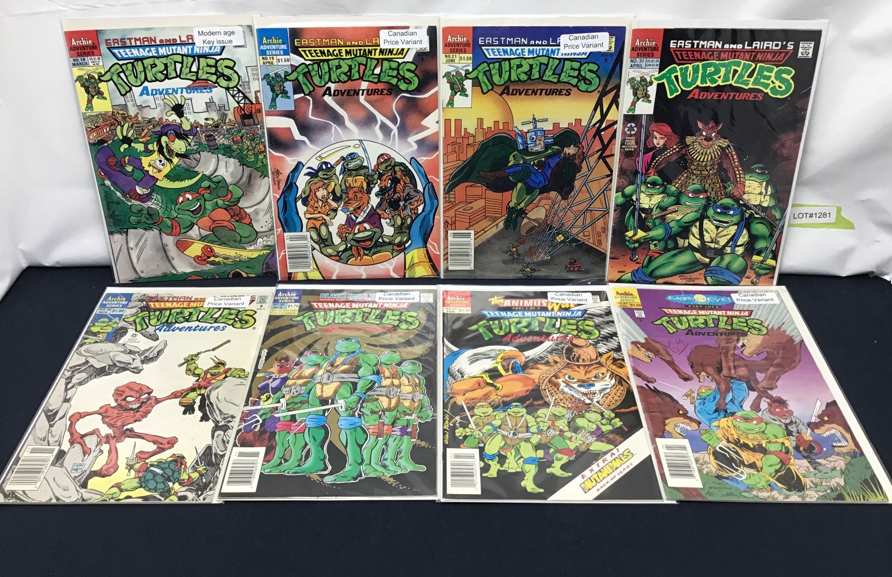 Tmnt Archie Archie comics Teenage Mutant Ninja Turtles Adventures (1991)