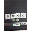 Image 1 : (6) Canadian Coins (4) Silver Dimes, 1982 Confed Dollar, 1971 BC Dollar)