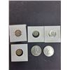 Image 2 : (6) Canadian Coins (4) Silver Dimes, 1982 Confed Dollar, 1971 BC Dollar)