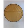 Image 2 : * Vintage Wood Framed Wall Mirror - 26" Dia - Pickup Only