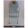 Image 1 : Vintage Lincoln Toys Metal Doll High-Chair - 20" Tall  -  Pick Up
