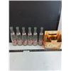 Image 1 : (6) Vintage Pepsi-Cola Glass Bottles in Coca-Cola Cardboard Tote