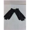 Image 2 : Unused Pair of Ladies Faux Leather Gloves - Size Medium Approx