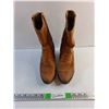 Image 1 : Leather Cowboy Boots - Size 11", Made in Romania