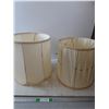 Image 1 : (2) Lamp Shades (15" & 17" tall)  -  PICK UP
