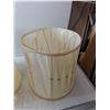 Image 2 : (2) Lamp Shades (15" & 17" tall)  -  PICK UP