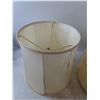 Image 3 : (2) Lamp Shades (15" & 17" tall)  -  PICK UP