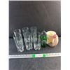 Image 1 : Erotic Glass Ornament & Mug, (6) Water Glasses