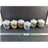 Image 1 : (6) Canadian Province Themed Lidded Mugs
