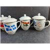 Image 3 : (6) Canadian Province Themed Lidded Mugs
