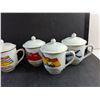 Image 3 : (6) Canadian Province Themed Lidded Mugs