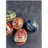 Image 3 : (5) Eastern European Christmas Eggs