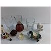 Image 3 : Decorative Candle Holders, Miniature Tea Pot, Angel Ornaments, Resin Decor and Glass Cups