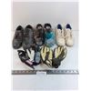 Image 1 : (3) Pairs of Women's Curling Shoes - Sizes 6/6.5, Curling Gloves, Small Brush